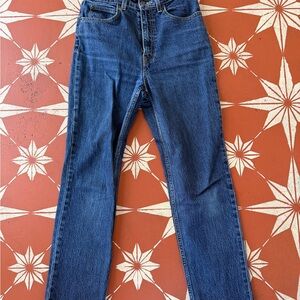 Levi's High Slim Straight Blue Jeans